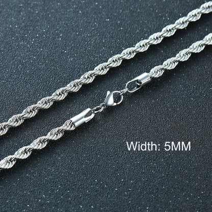 Basic Cuban Chain Necklace for Men Women,Stainless Steel Curb Link Chain Collar,3/5/7/9/11mm Width Black Gold Retro Color Choker