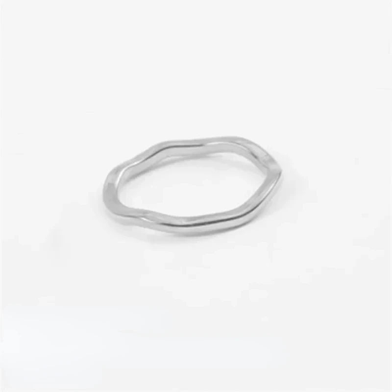 Celeste Glow – Bague statement ajustable en or