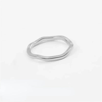 Celeste Glow – Bague statement ajustable en or