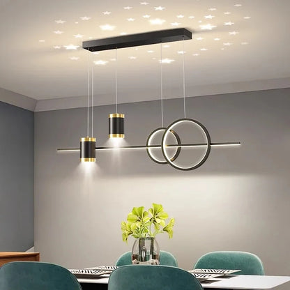 Nordic Restaurant Hanglampen LED Eettafel Keuken Kroonluchter Modern Minimalistisch Hotel Bar Cafe Glans Home Indoor Lampen