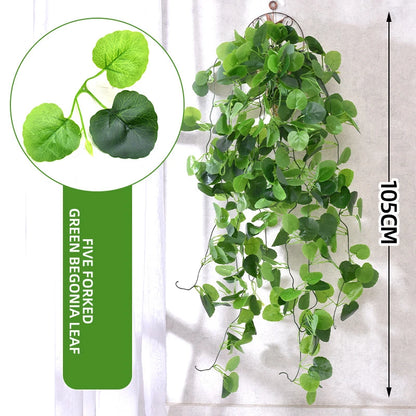 Artificial Ivy Vines Fake Leaves Garland 105cm/41.3in Long Clover Plant for Floral Arrangement for Wall Hanging Backdrop Bouquet