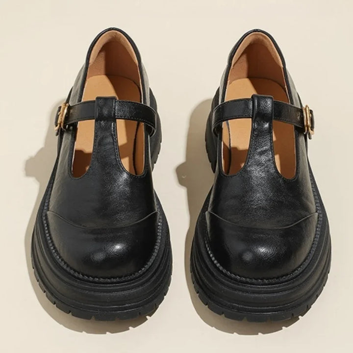 Farisse T-Bar Mary Jane Shoes