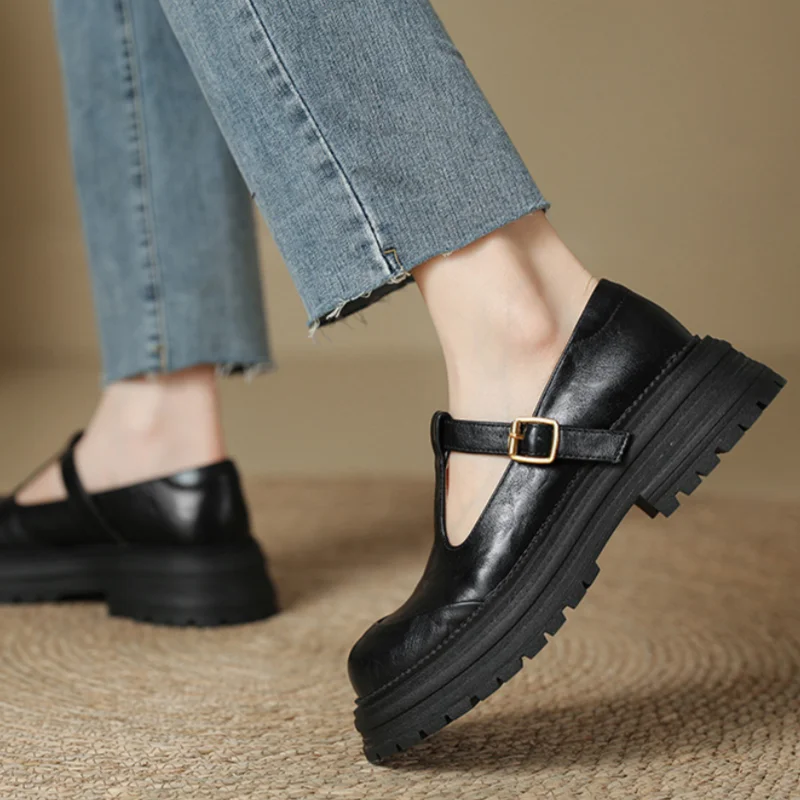 Farisse T-Bar Mary Jane Shoes