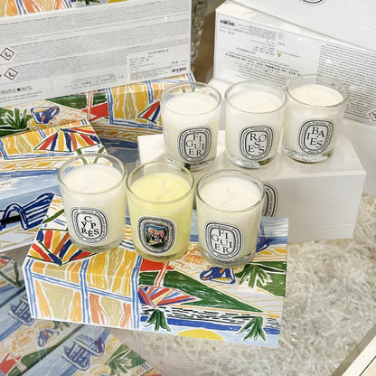 Aromatherapy Candle Natural Plant Scented Candles French Fragrance Fresh And Elegant Lasting Air Companion Aroma Gift