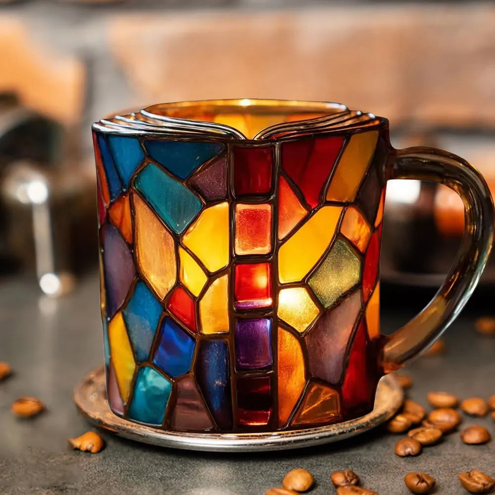 Painted Book Coffee Mug Unny Reading Coffee Mug Gifts for Home Office Decoration