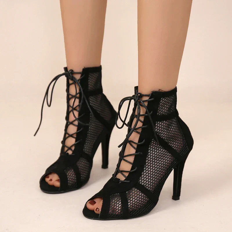 GAYLE™ – Élégantes Talons Hauts en Maille