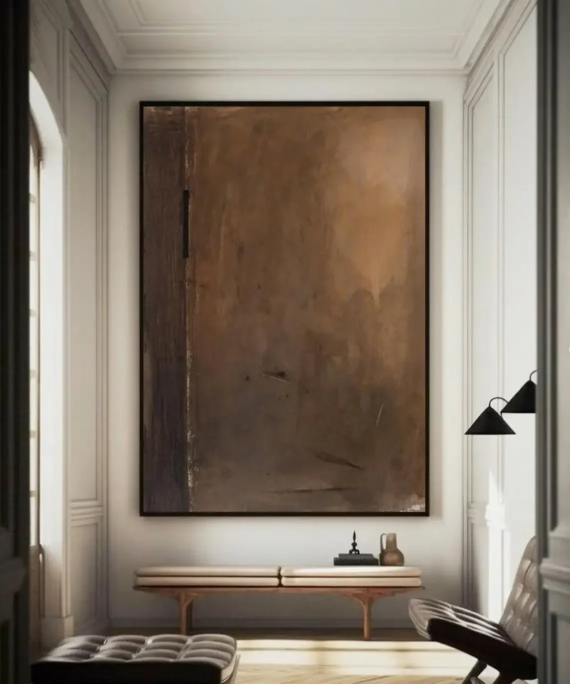 Peinture à l'huile faite à la main