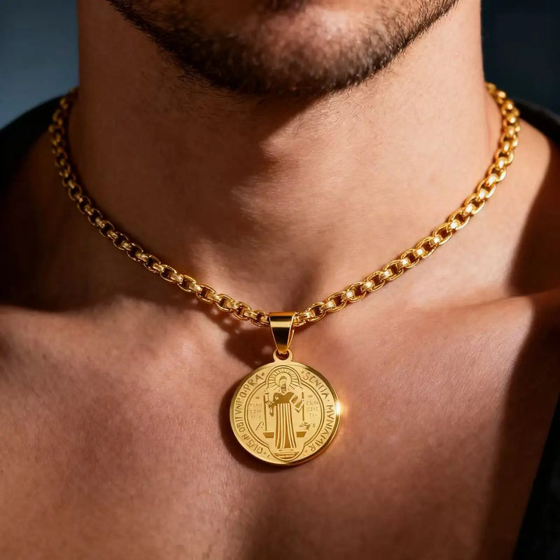 Pendentif médaille de San Benito