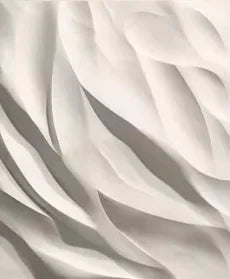 Minimalist Irregular White Wave Style Modern Wall Art 3d Textured Visual Abstract Posters Print Canvas Painting For Home Deco