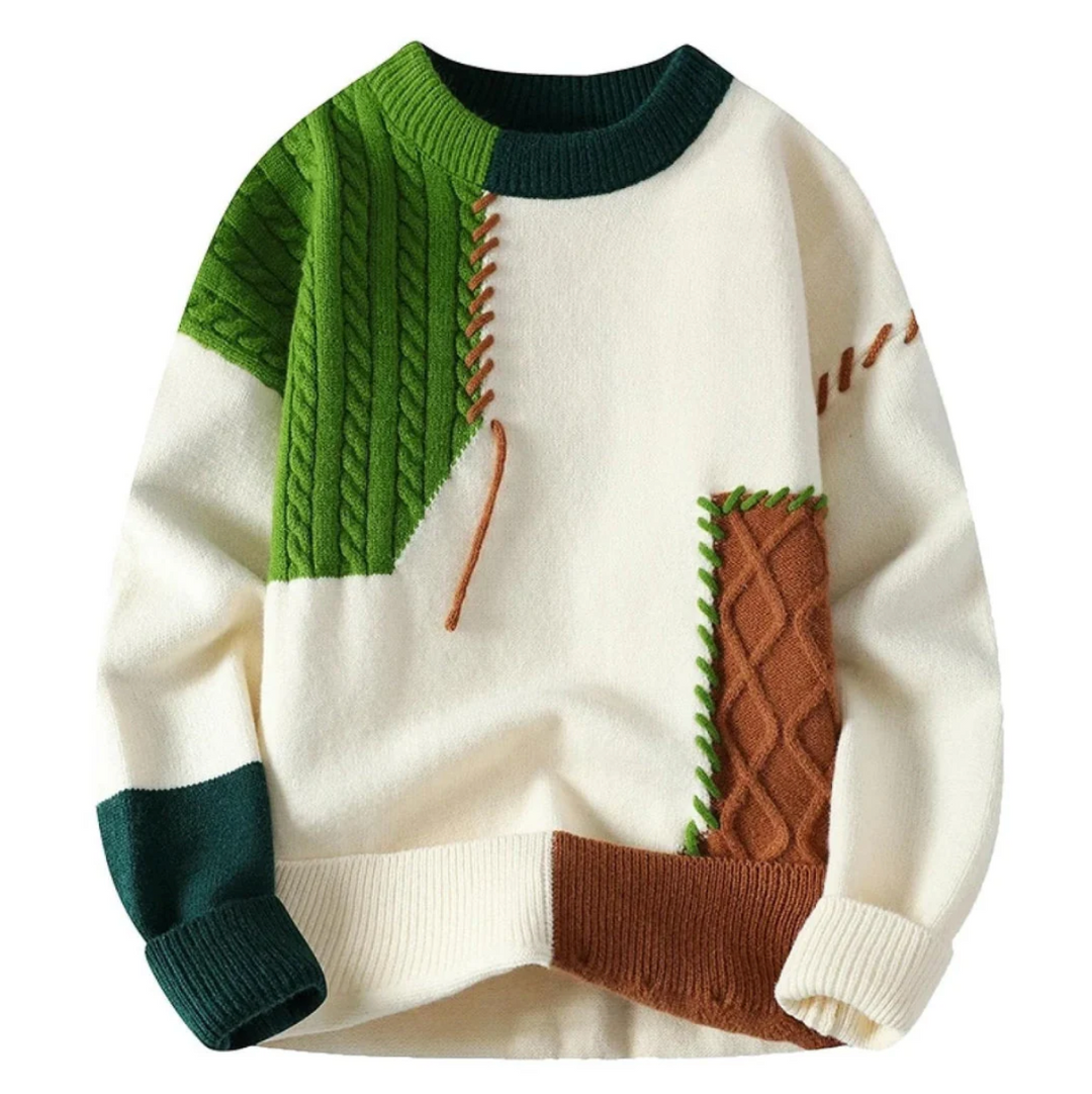 Elowen | Pull en Patchwork Douillet Doux