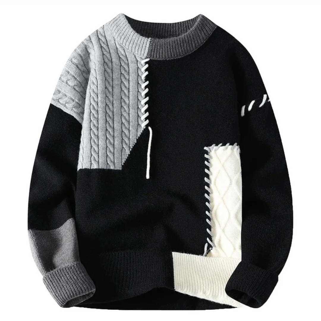 Elowen | Pull en Patchwork Douillet Doux