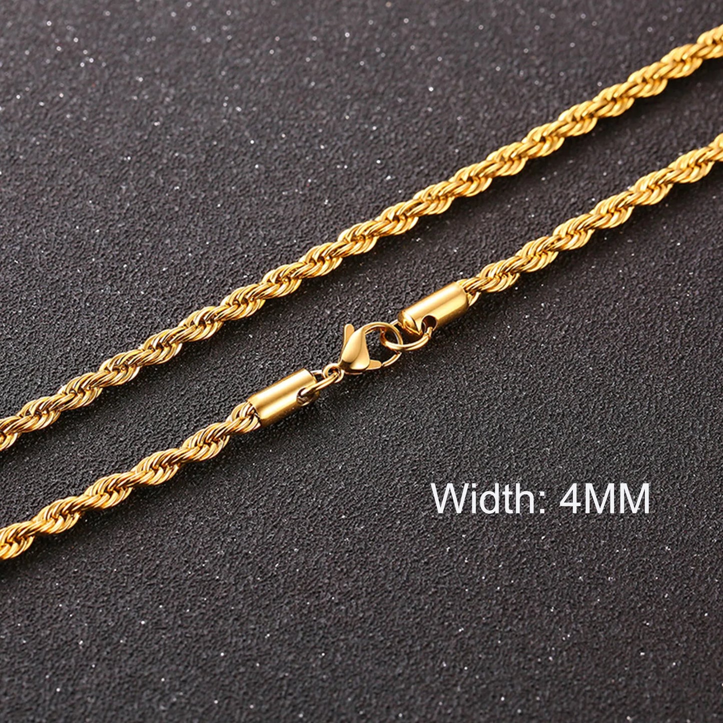 Basic Cuban Chain Necklace for Men Women,Stainless Steel Curb Link Chain Collar,3/5/7/9/11mm Width Black Gold Retro Color Choker