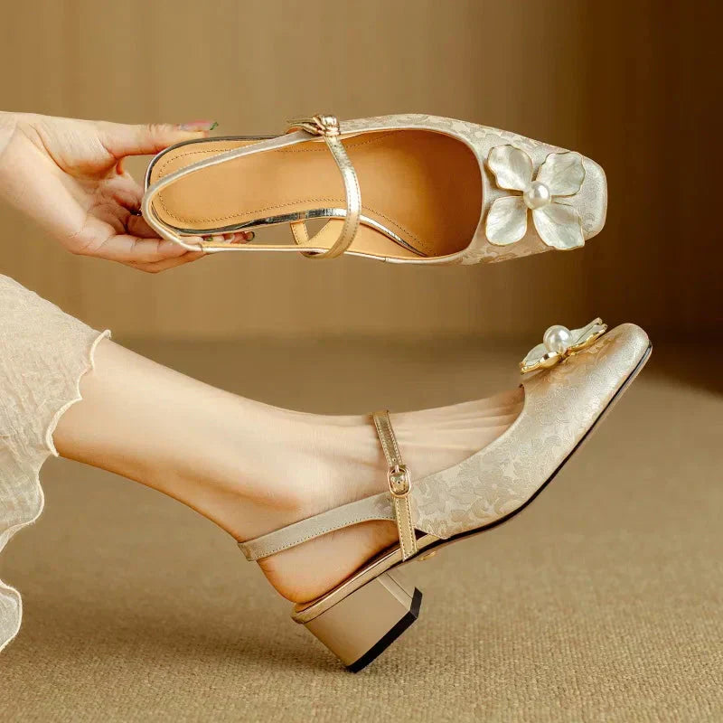 Slingback Pumps by Genine