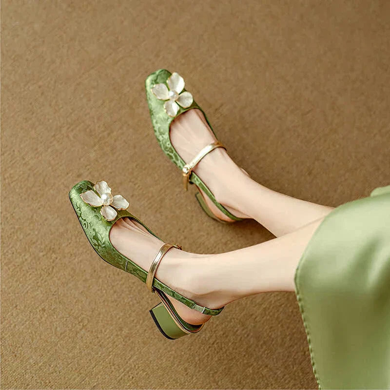 Slingback Pumps by Genine