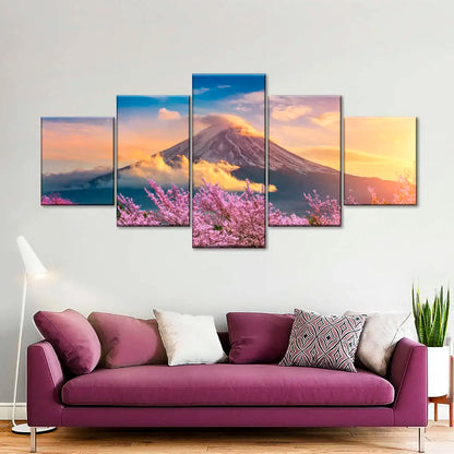5 natuurlijke meerlandschap olieverfschilderij kunst aan de muur, HD canvas print poster, geschikt voor, thuis, woonkamer, kamer decoratie schilderij