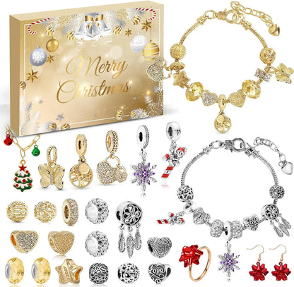 2025 Advent Calendar for Women & Girls – 24 Days Xmas Countdown Gift for Daughter, Wife, Girlfriend, Mom (Gold)