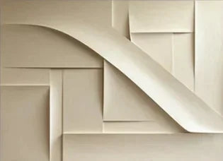 Minimalist Irregular White Wave Style Modern Wall Art 3d Textured Visual Abstract Posters Print Canvas Painting For Home Deco