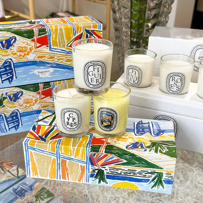 Aromatherapy Candle Natural Plant Scented Candles French Fragrance Fresh And Elegant Lasting Air Companion Aroma Gift