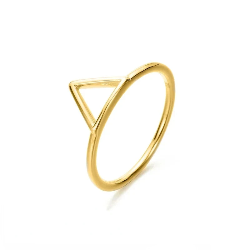 Celeste Glow – Bague statement ajustable en or