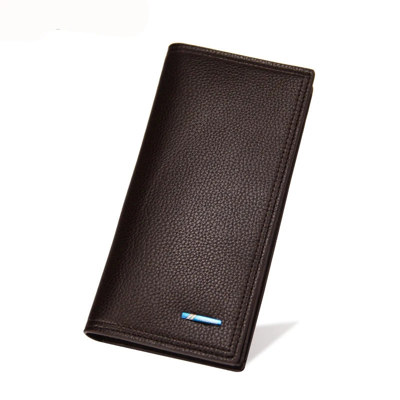 New Men's Wallet Long Fashion Men's Magnetic Buckle Plus Envelope Large-capacity Multi-card Pocket Wallet Multi-card Wallet