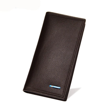 New Men's Wallet Long Fashion Men's Magnetic Buckle Plus Envelope Large-capacity Multi-card Pocket Wallet Multi-card Wallet