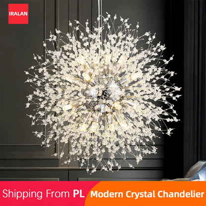Luxury Ceiling Pendant Lamp French Dandelion Modern Ceiling Chandelier for Living Room Children's Room Kitchen Decorative Lamps