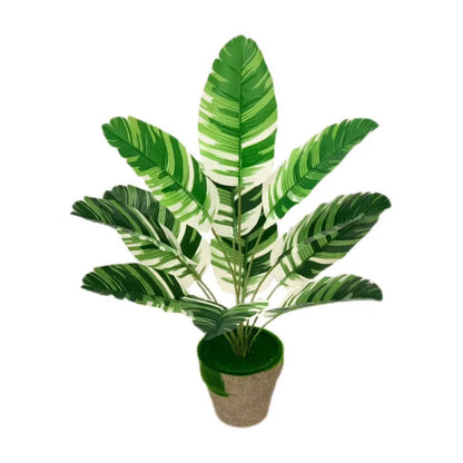 Large Banana Leaf Artificial Branches and Leaves Are Used for Home Office Green Plants Wedding Photography Ornaments Decoration