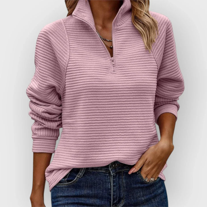 Teresa | Sweat à demi-zip ultra confortable