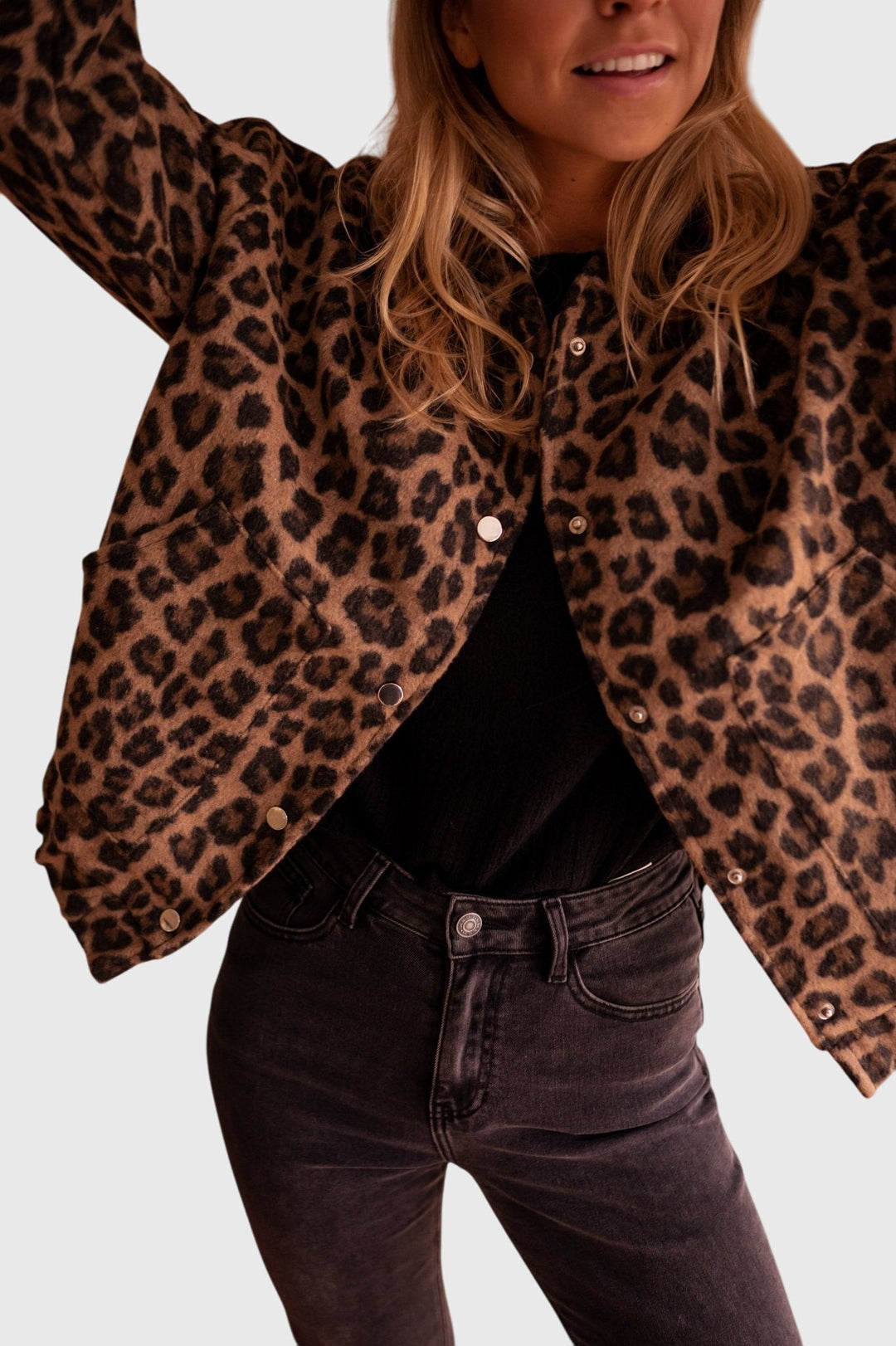Elodie | Chic Veste à Imprimé Léopard