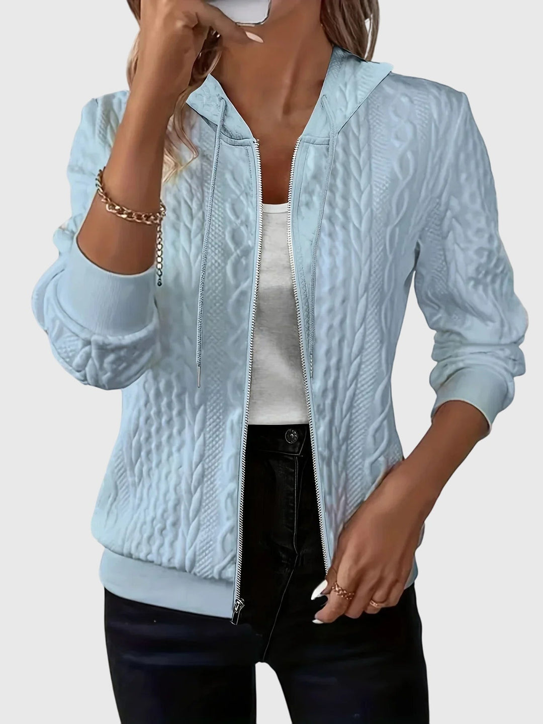 Lena™ - Sweat à capuche zippé