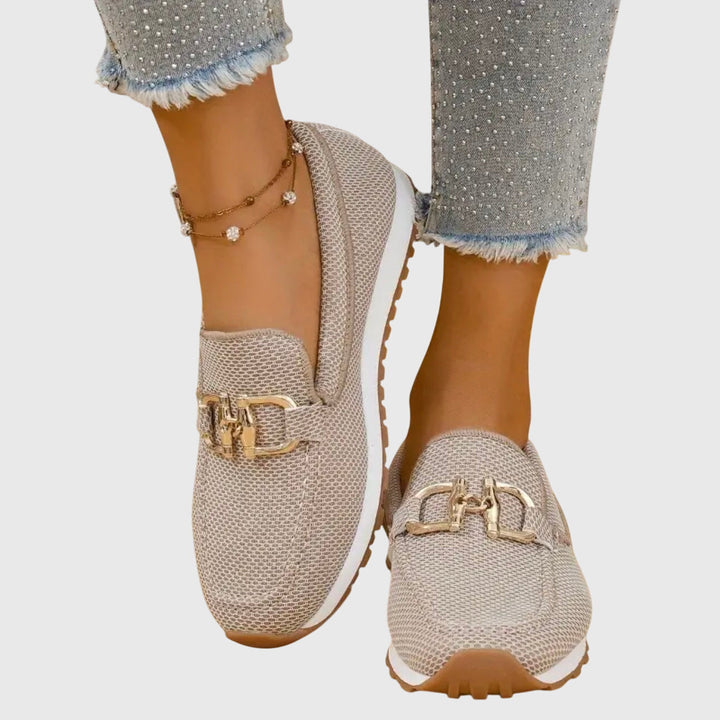 NILA Orthopedic Loafers with Basket Weave Design