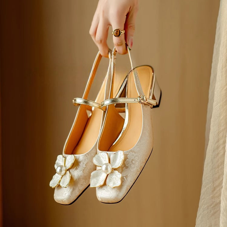 Slingback Pumps by Genine