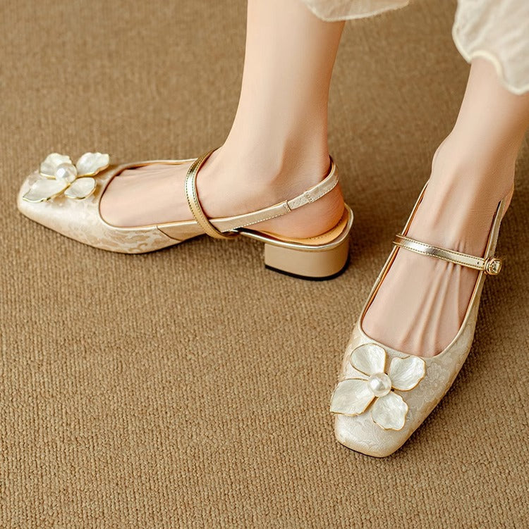 Slingback Pumps by Genine