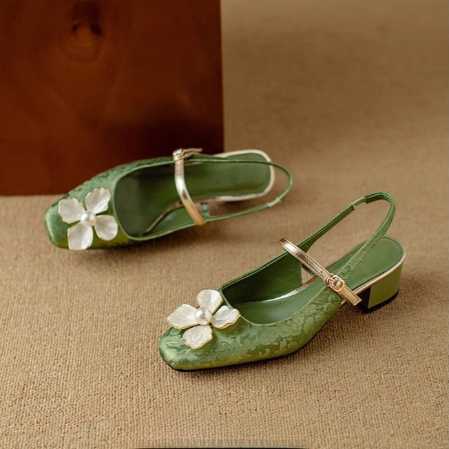 Slingback Pumps by Genine