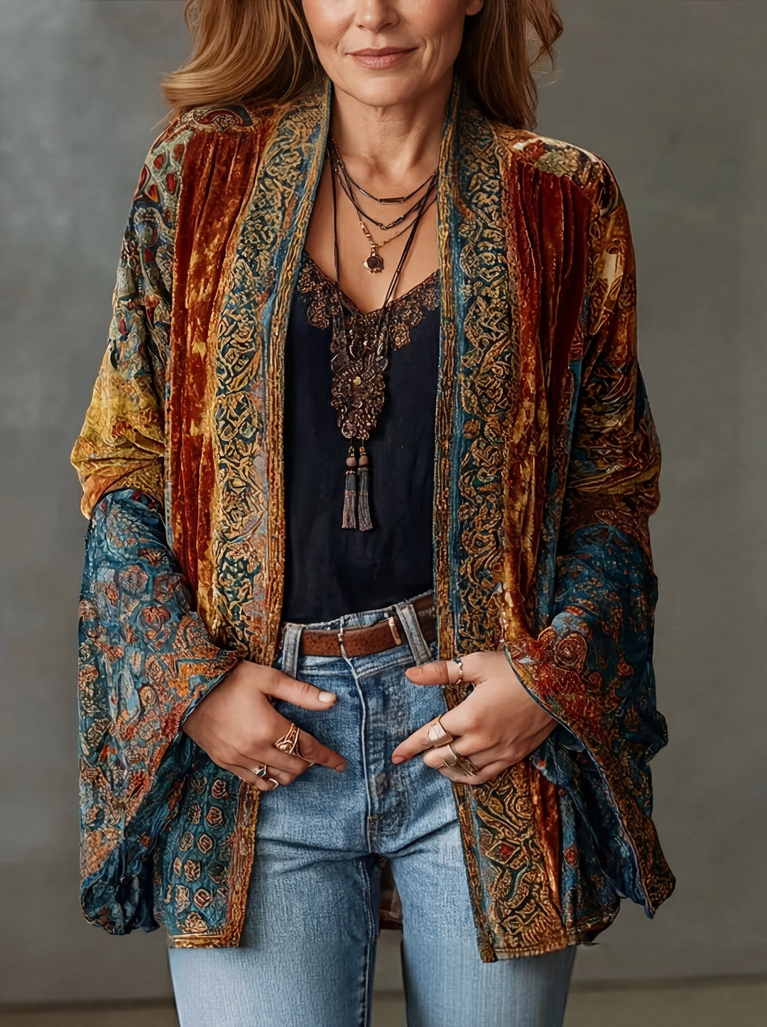 Aria Veste kimono bohème