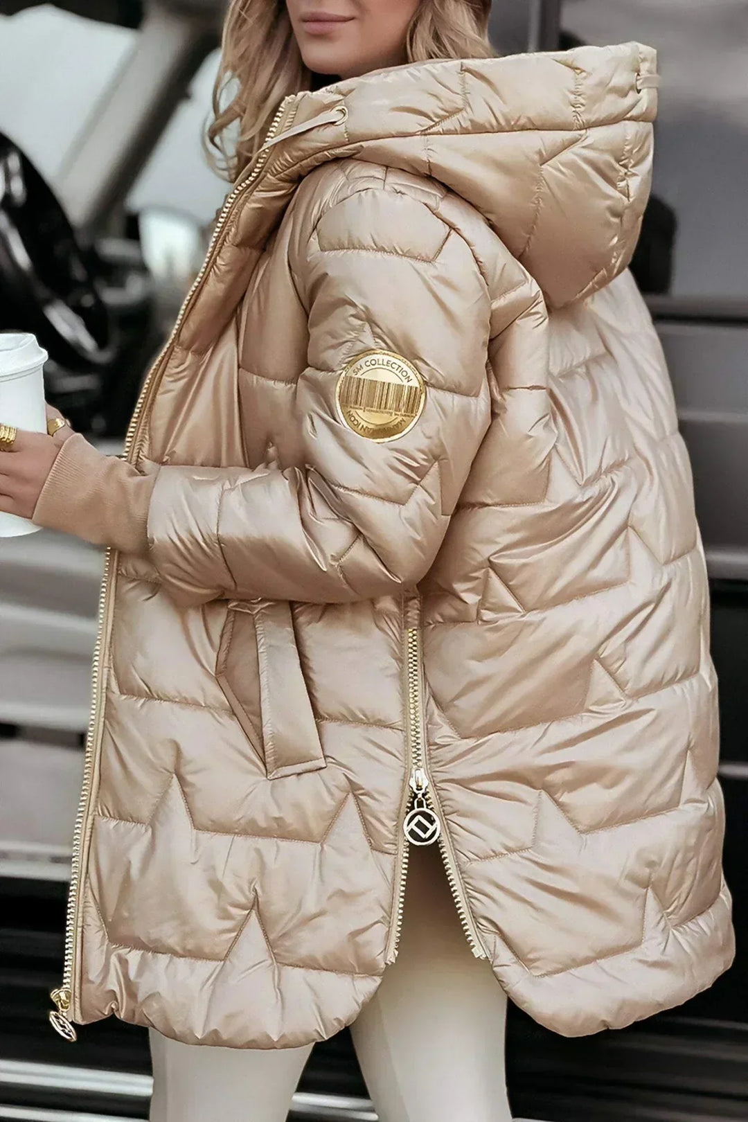 Veste Longue Matelassée Lina — Élégance Chic et Chaleur Légère