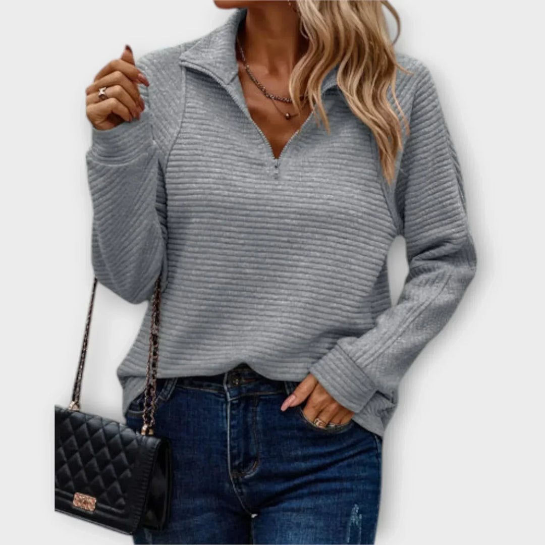 Teresa | Sweat à demi-zip ultra confortable