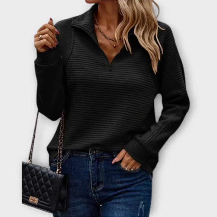 Teresa | Sweat à demi-zip ultra confortable
