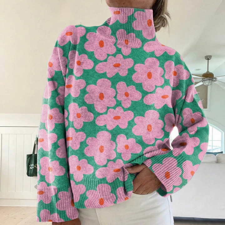 Aspen | Pull en maille florale